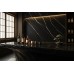 PVC MEGA PANEL 2.8/1220/2800mm CARRARA BLACK 204 PVC MEGA PANEL 2.8/1220/2800mm CARRARA BLACK 204